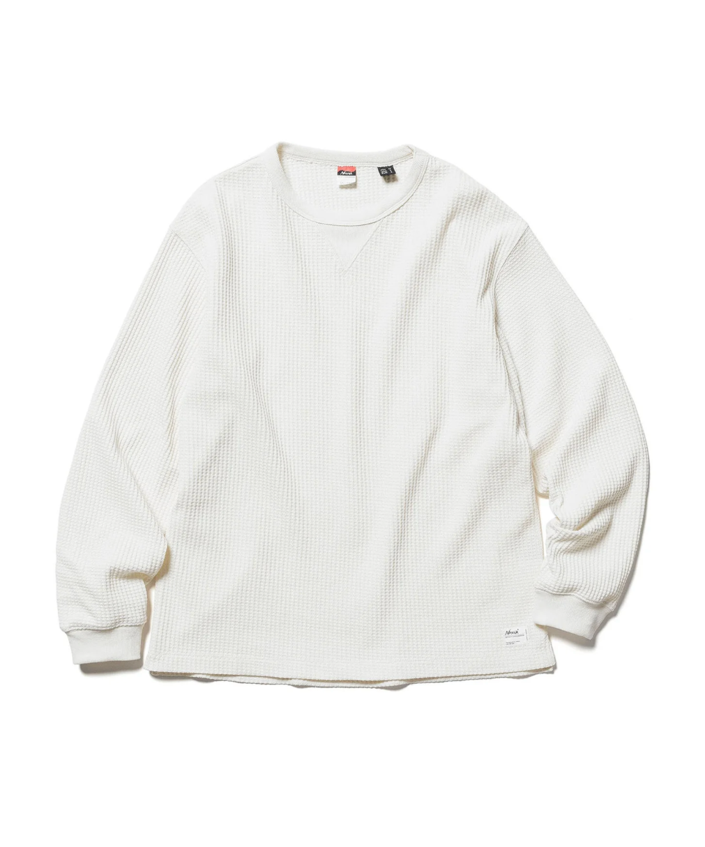 ECO HYBRID BOX WAFFLE L/S TEE