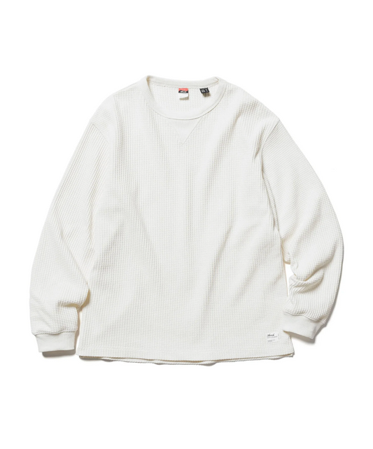 ECO HYBRID BOX WAFFLE L/S TEE