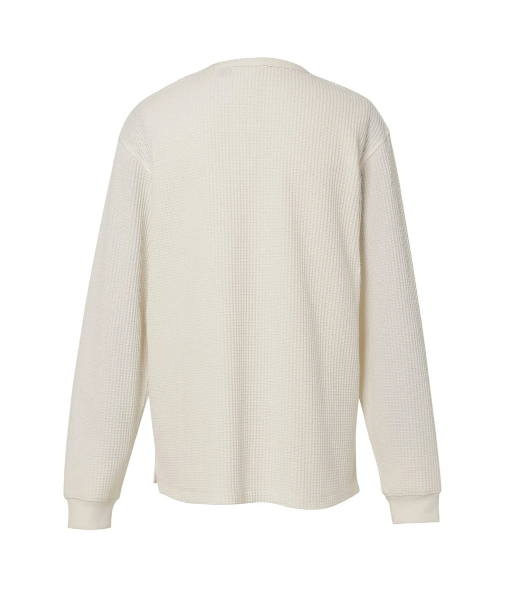 ECO HYBRID BOX WAFFLE L/S TEE