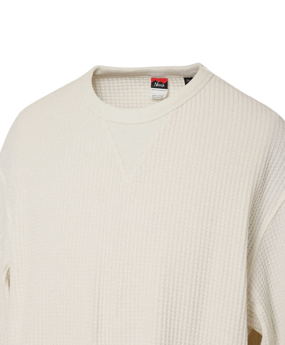 ECO HYBRID BOX WAFFLE L/S TEE