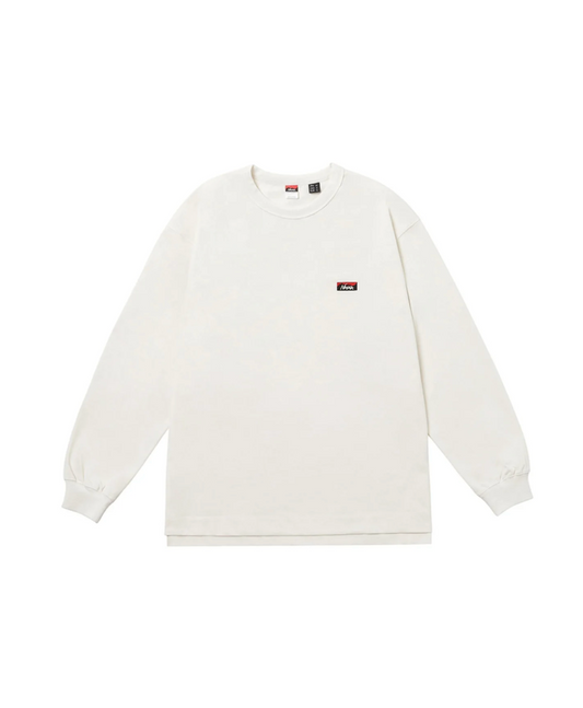 ECO HYBRID BOX LOGO EMBROIDERY L/S TEE