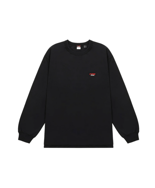 ECO HYBRID BOX LOGO EMBROIDERY L/S TEE