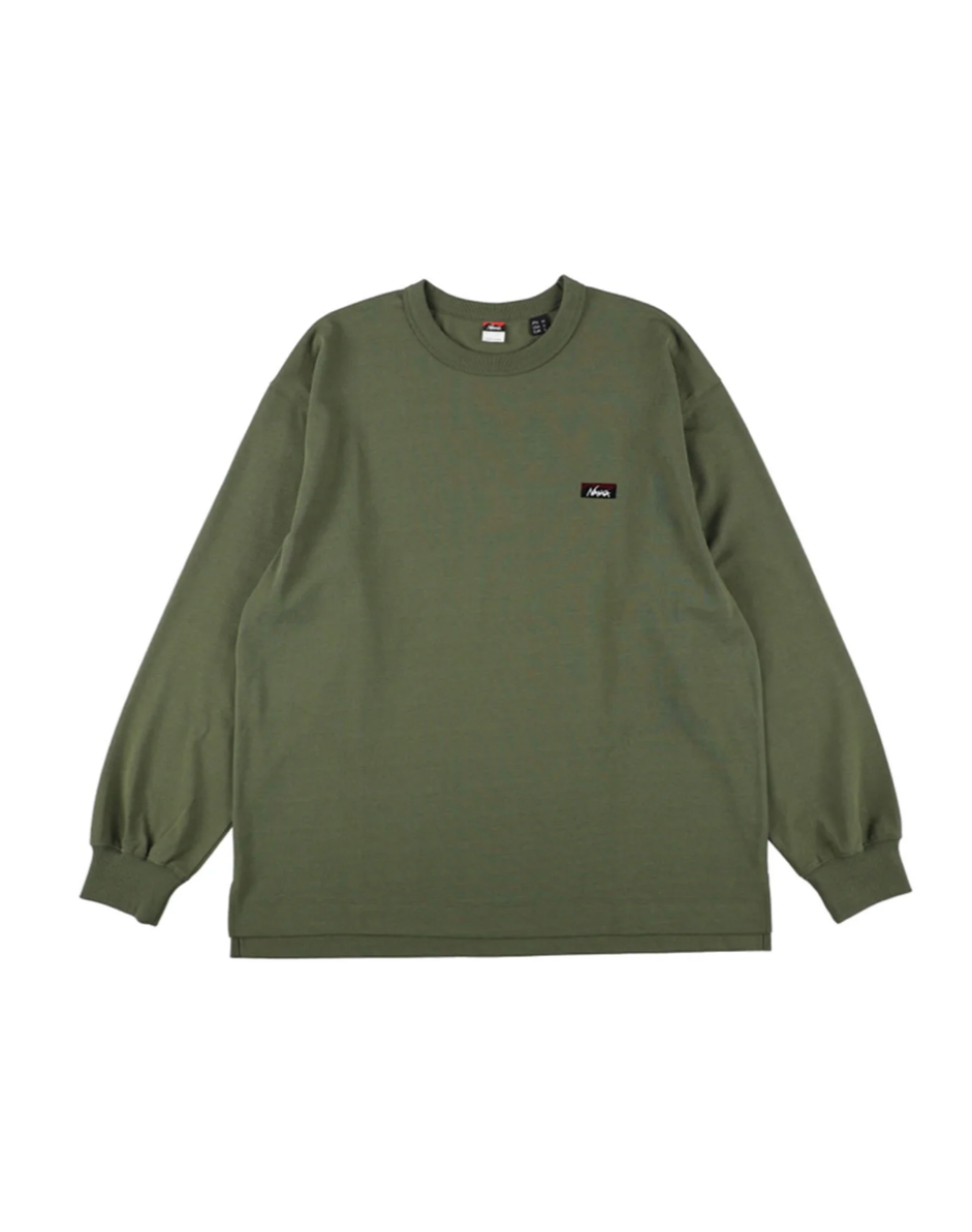 ECO HYBRID BOX LOGO EMBROIDERY L/S TEE