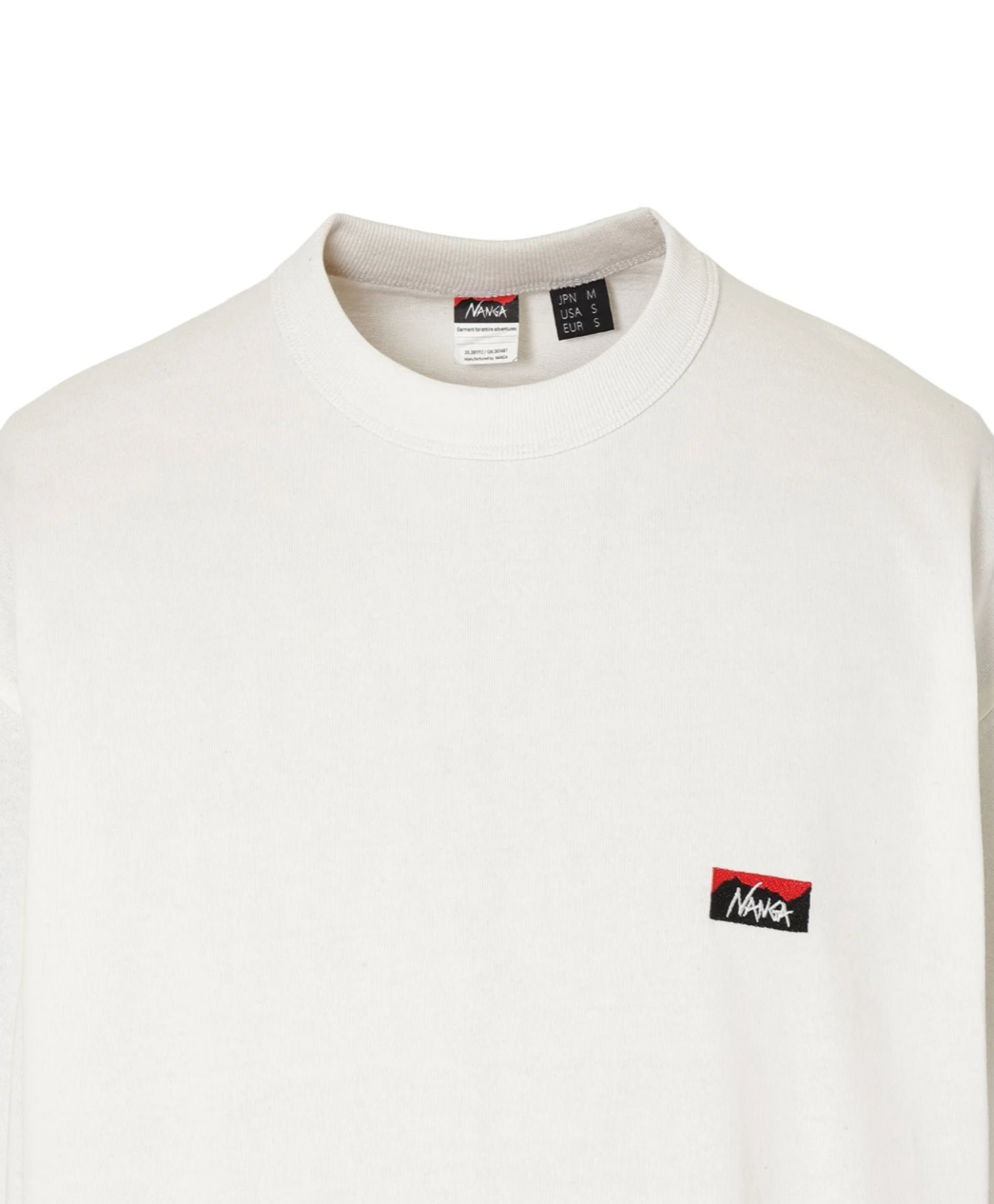 ECO HYBRID BOX LOGO EMBROIDERY L/S TEE