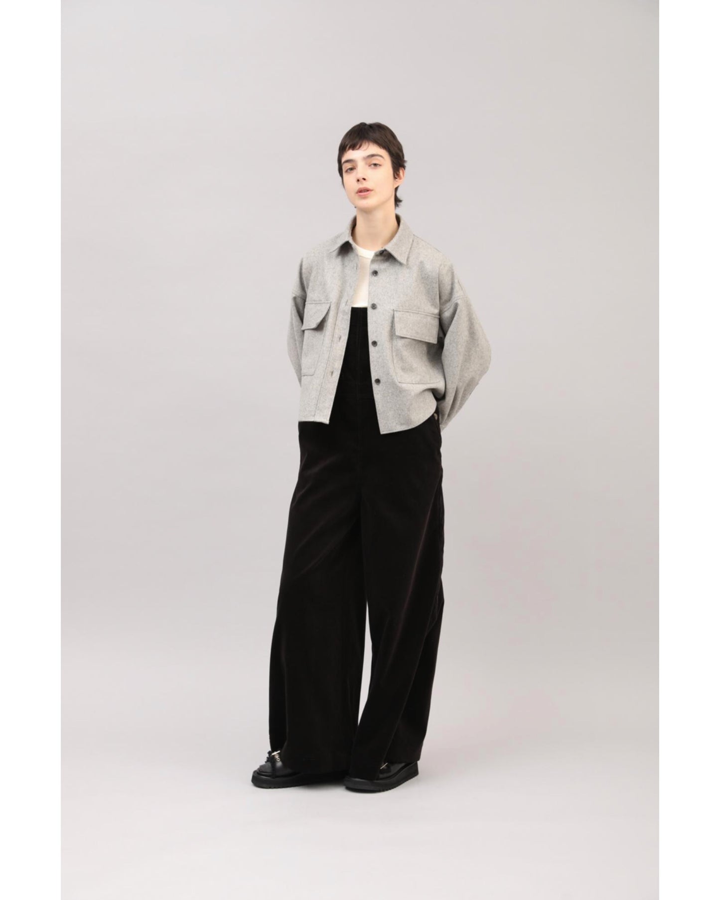 H.COUNT FLANNEL SHIRT JACKET