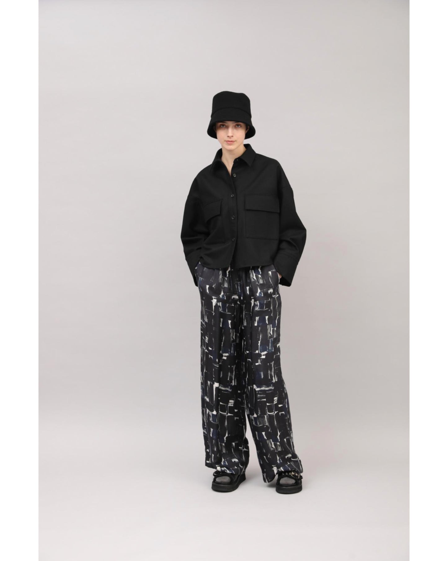H.COUNT FLANNEL SHIRT JACKET