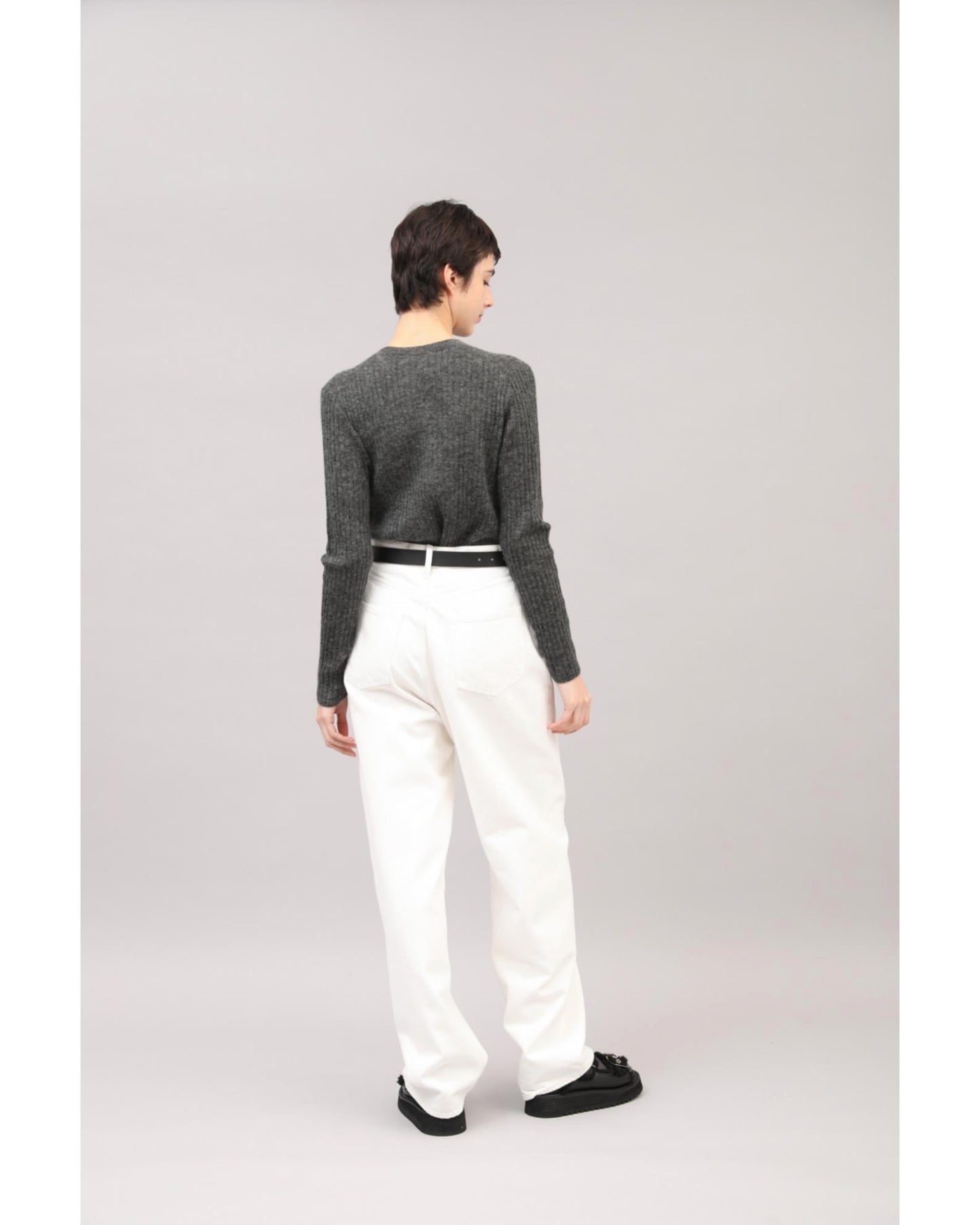EXTRA FINE MOHAIR RIB TOP