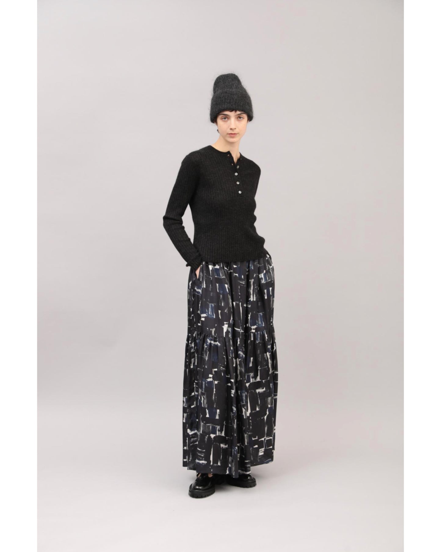 EXTRA FINE MOHAIR RIB TOP