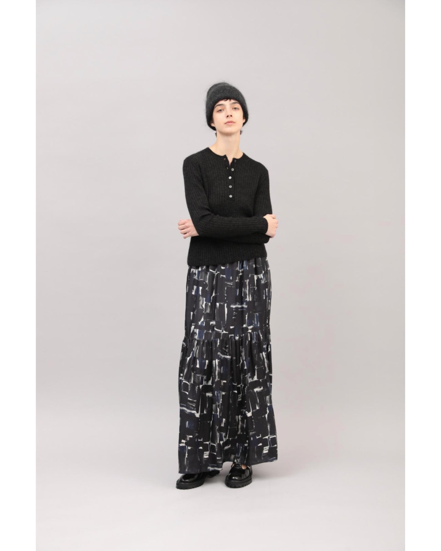 BRUSH PAINTING SKIRT