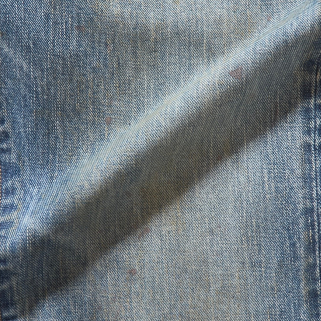 FADED MODERN DENIM PANTS FLARED CUT