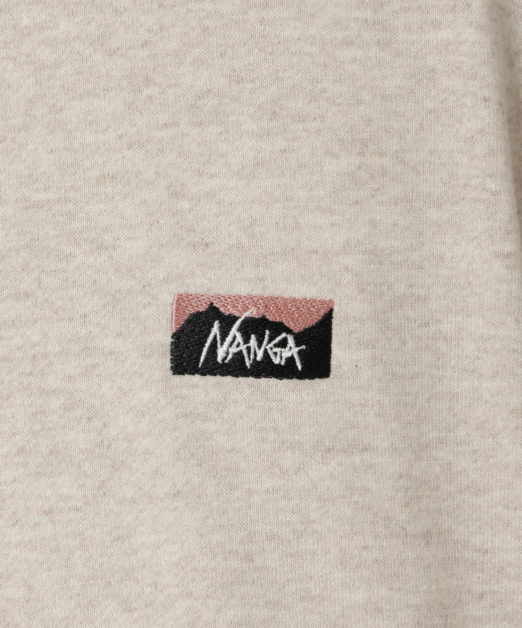 ECO HYBRID MINI BOX LOGO EMBROIDERY SWEATSHIRT