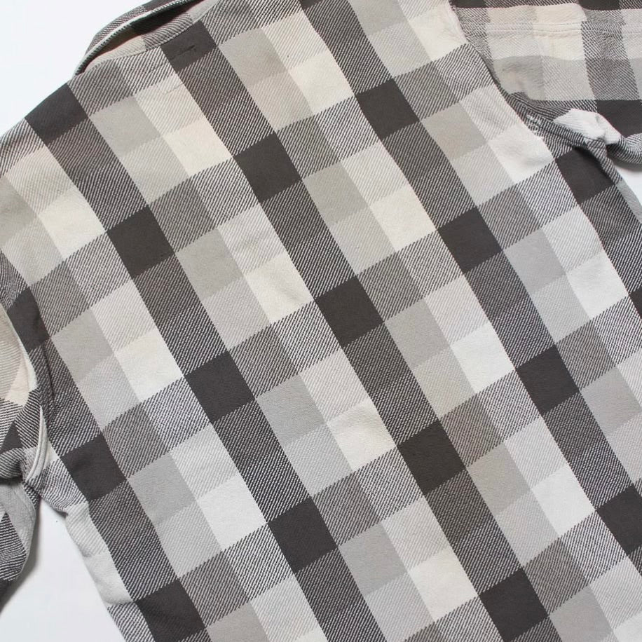 DAMAGED AND STAINED FLANNEL SHIRT