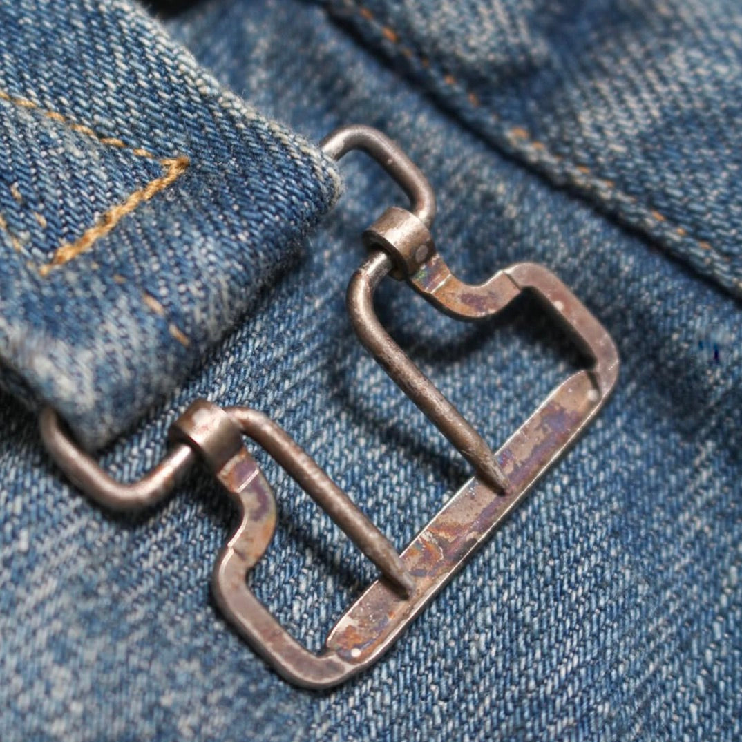 MINER'S REPAIRED DENIM WORK PANTS