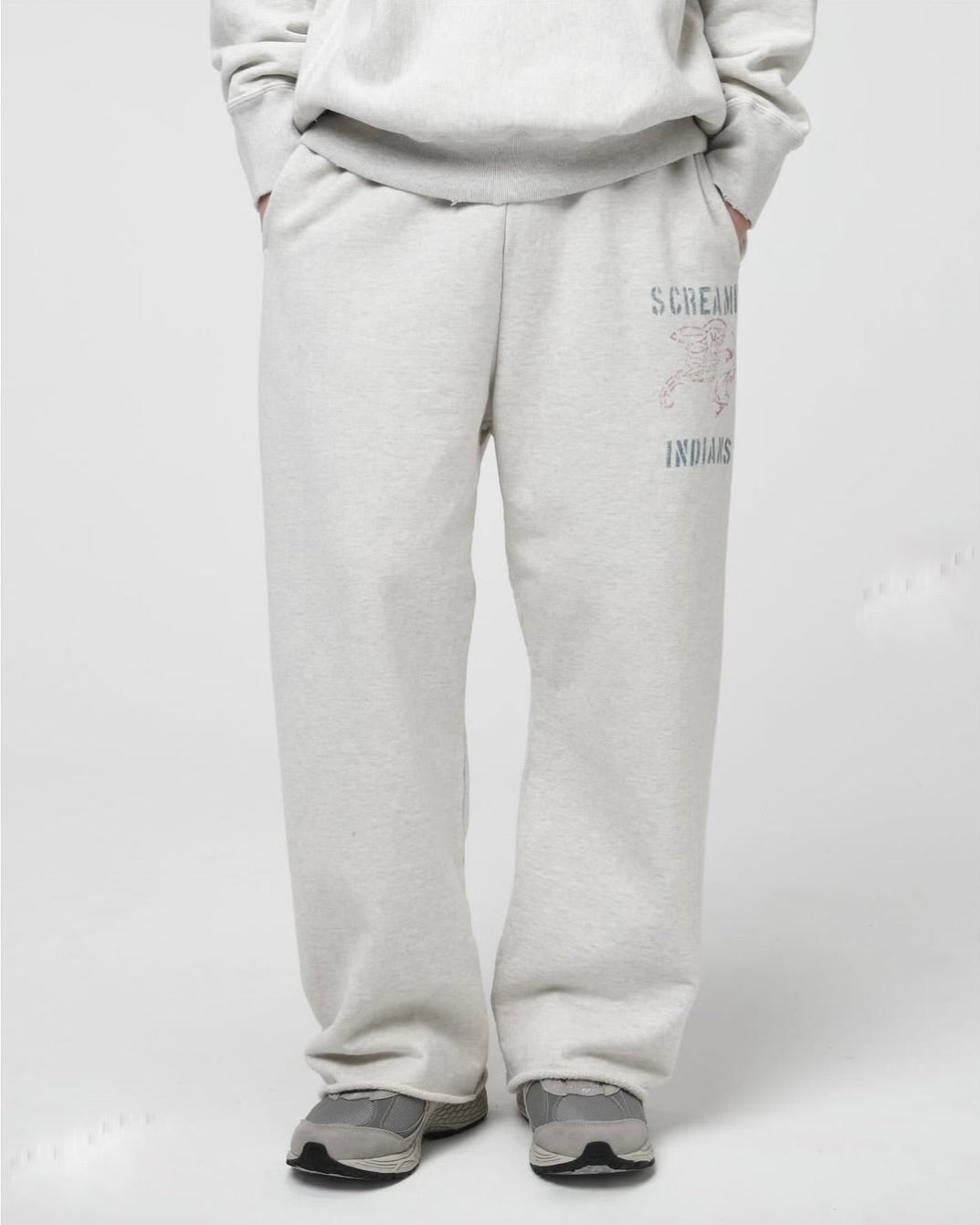 SCREAMIN INDIANS SWEAT PANTS AGED