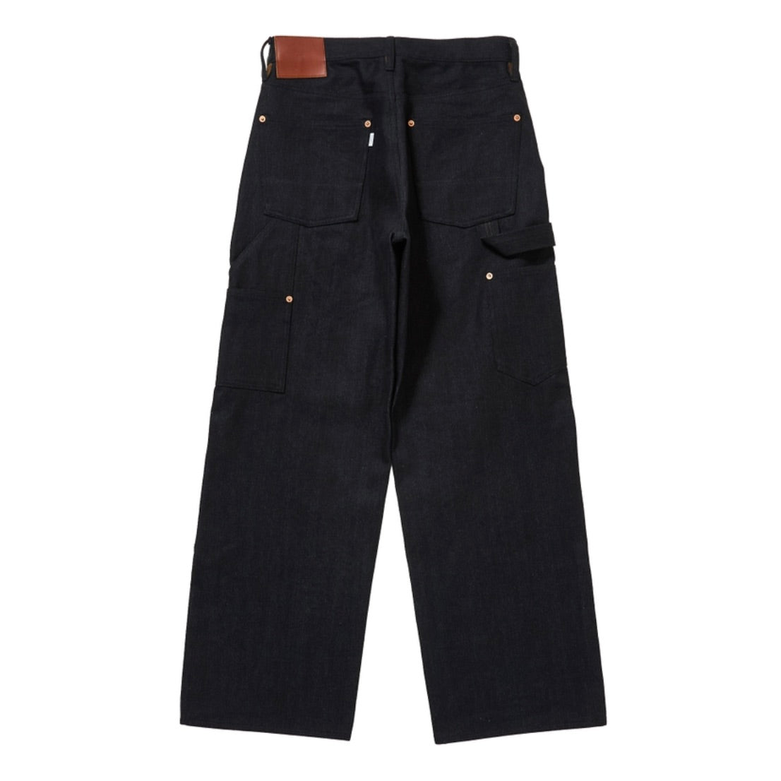 TWISTED HEATHER DENIM PANTS DOUBLE KNEE