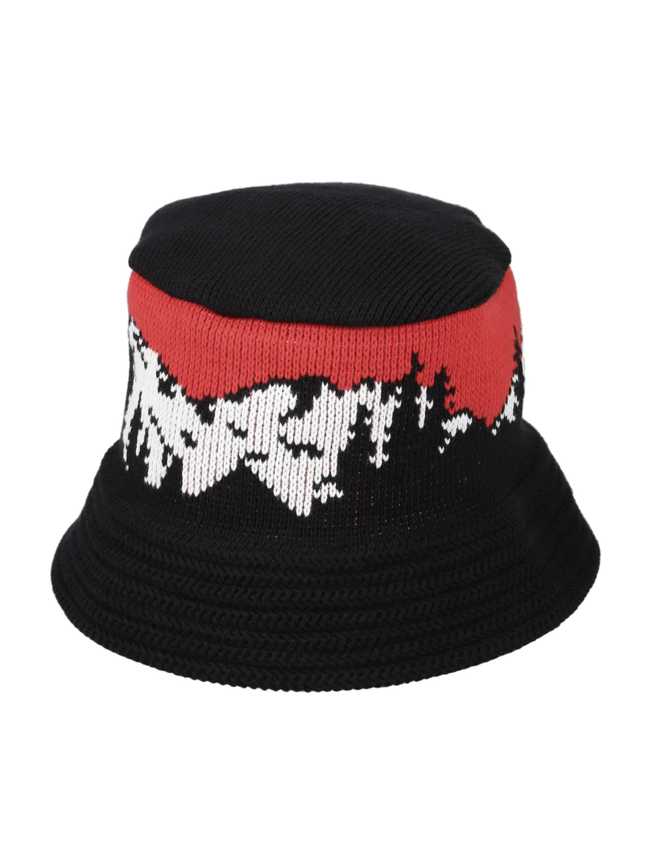 JACQUARD KNIT HAT