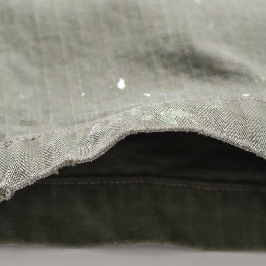 PAINT STAINED USMC P-44 HBT TROUSERS