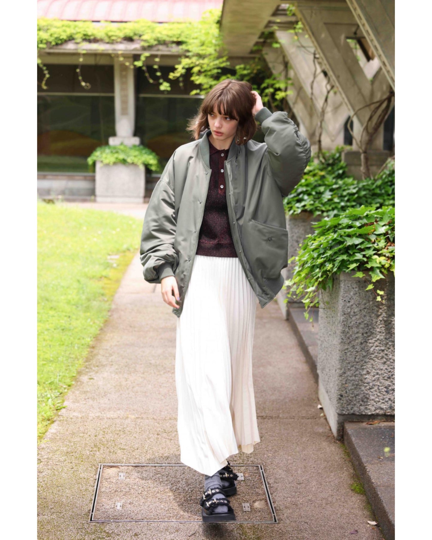 PREMIUM H.COUNT TWILL FLIGHT JACKET