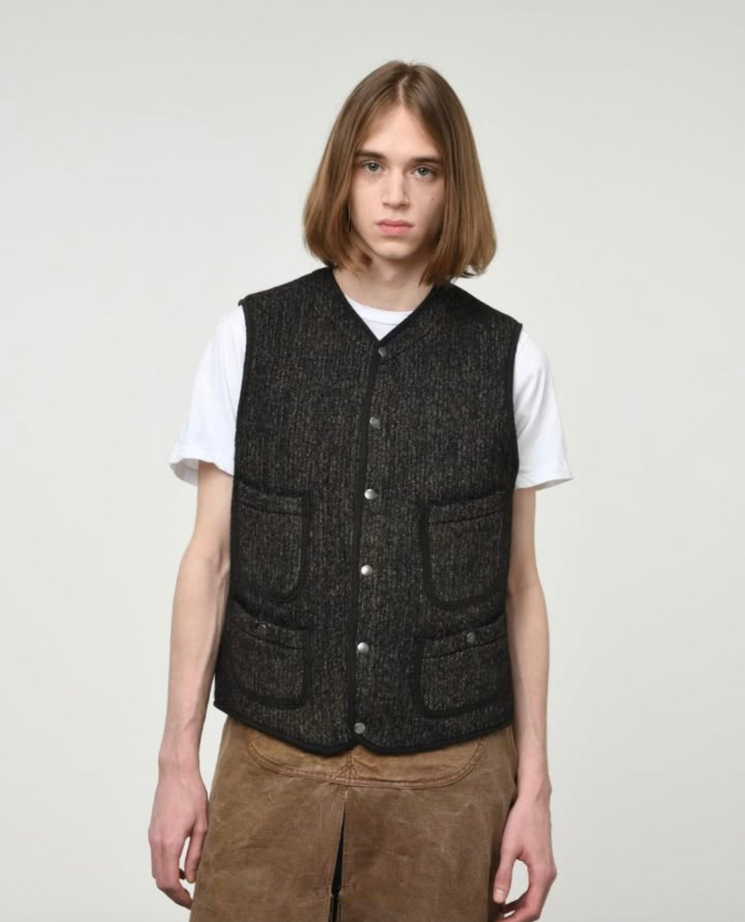 B CLOTH VEST AGED