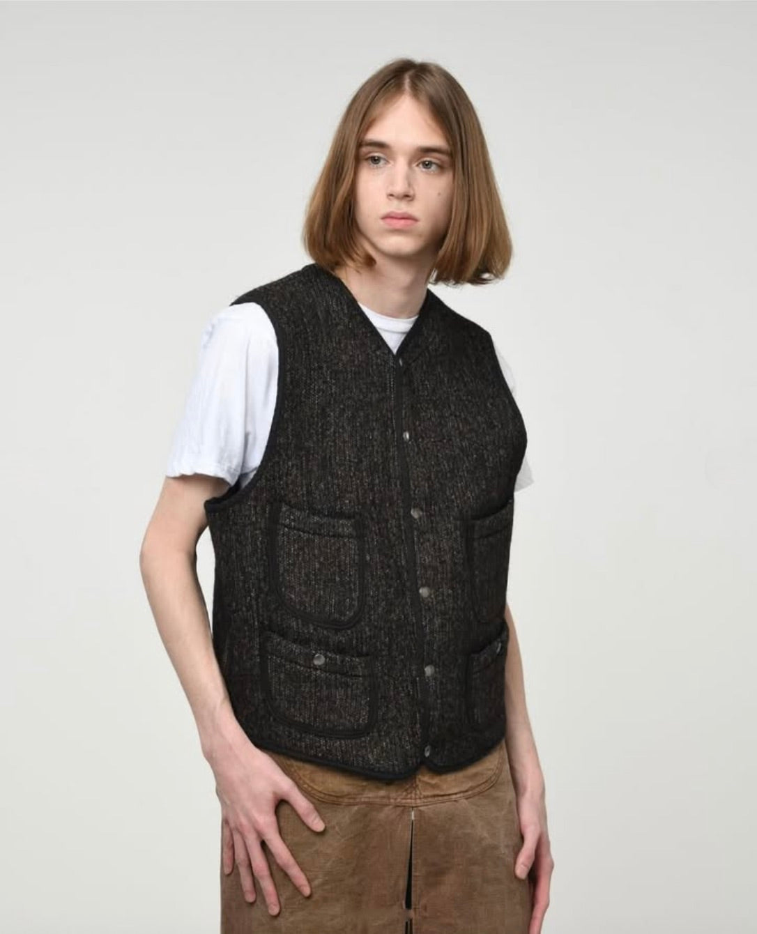 B CLOTH VEST AGED