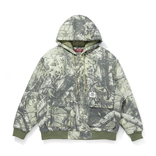 Camo Zip Hooded Jacket