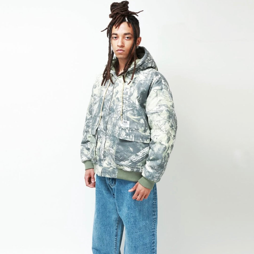 Camo Zip Hooded Jacket