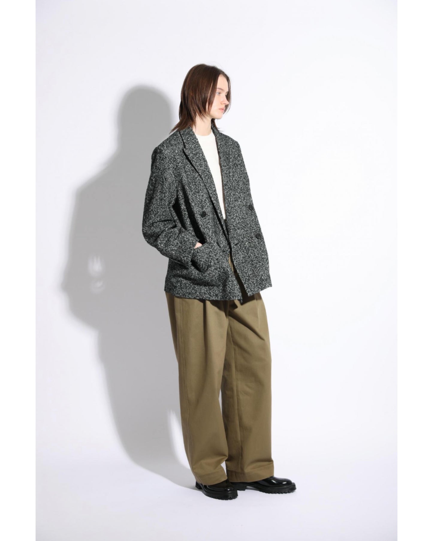 HERRINGBONE TWEED JACKET