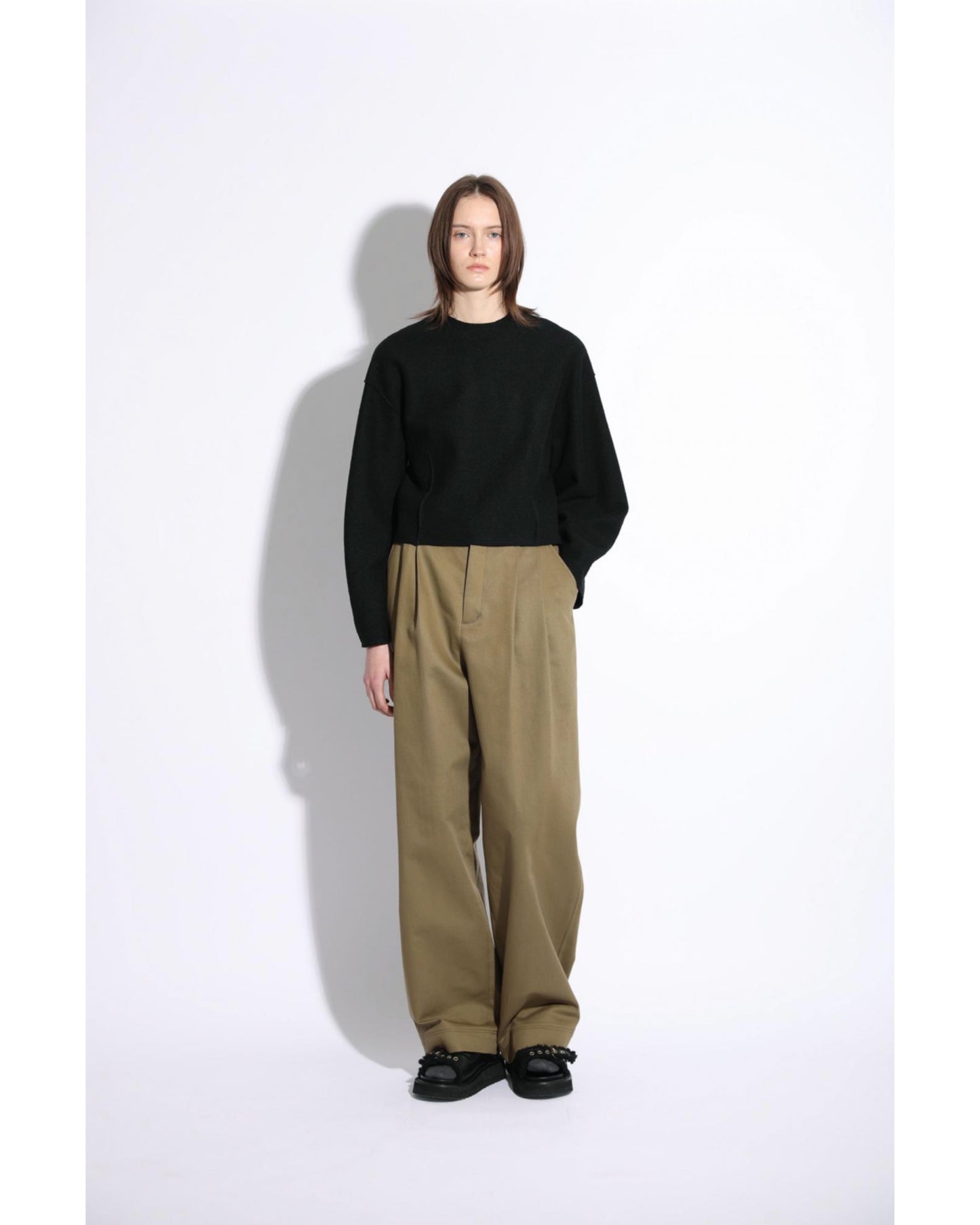 RING MILLED WOOL TOP