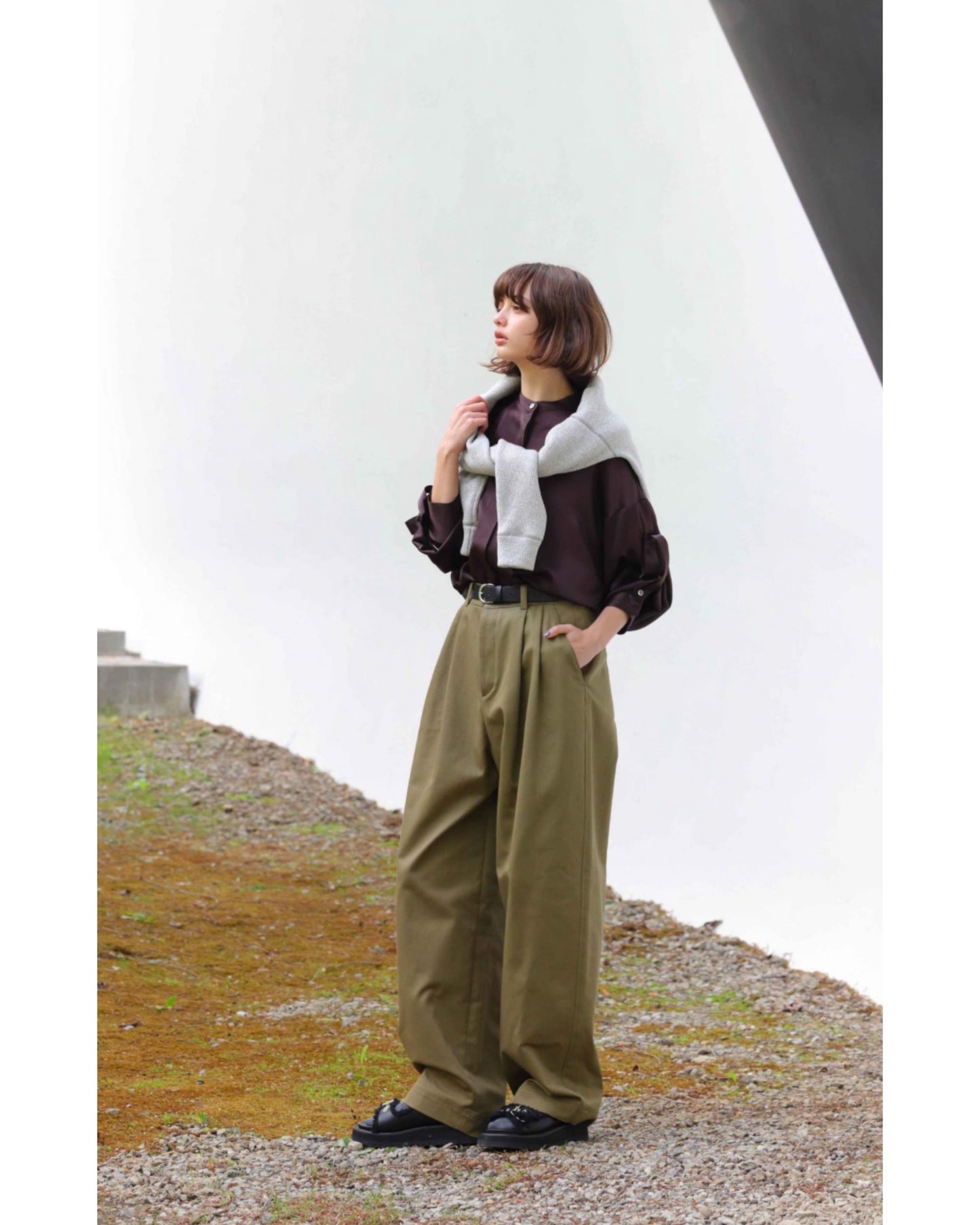 H.COUNT CHINO CLOTH PANTS