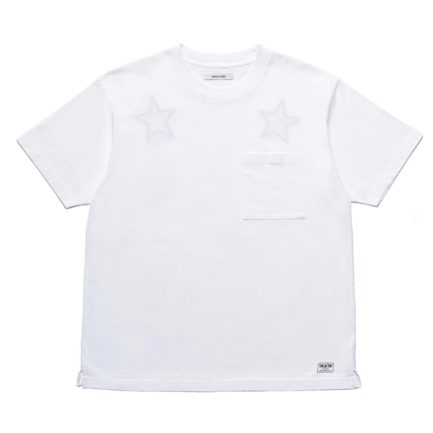 M&M × MINEDENIM Star Embroidery Pocket Tee