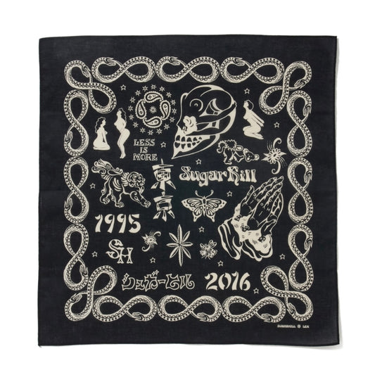 YAMADA LEN / SUGARHILL TATTOO FLASH BANDANA