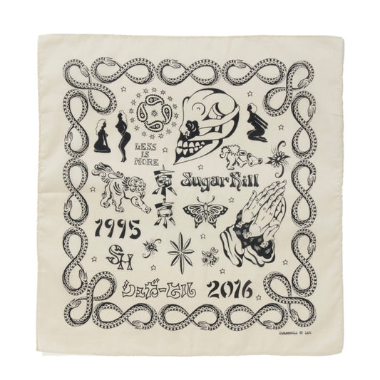 YAMADA LEN / SUGARHILL TATTOO FLASH BANDANA