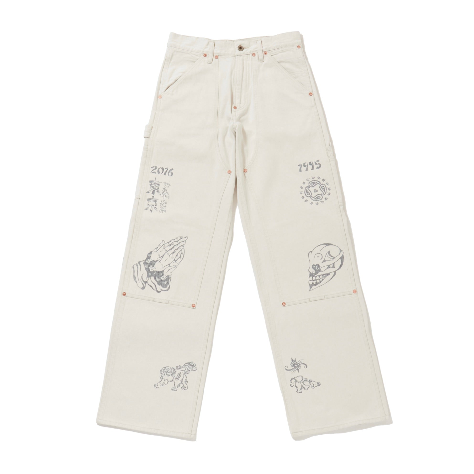 YAMADA LEN / SUGARHILL TATTOO FLASH PRINT MODERN DENIM PAINTER