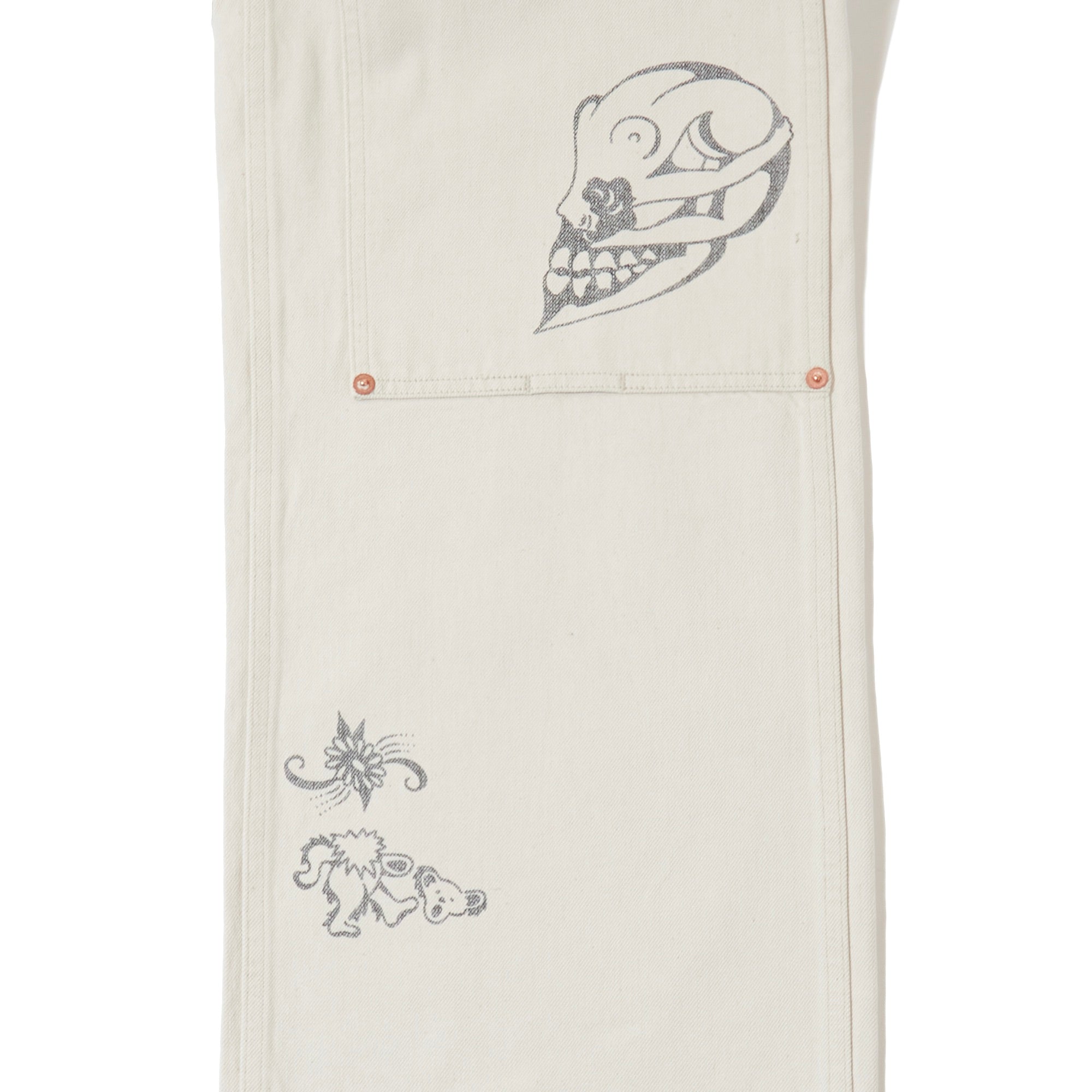 YAMADA LEN / SUGARHILL TATTOO FLASH PRINT MODERN DENIM PAINTER
