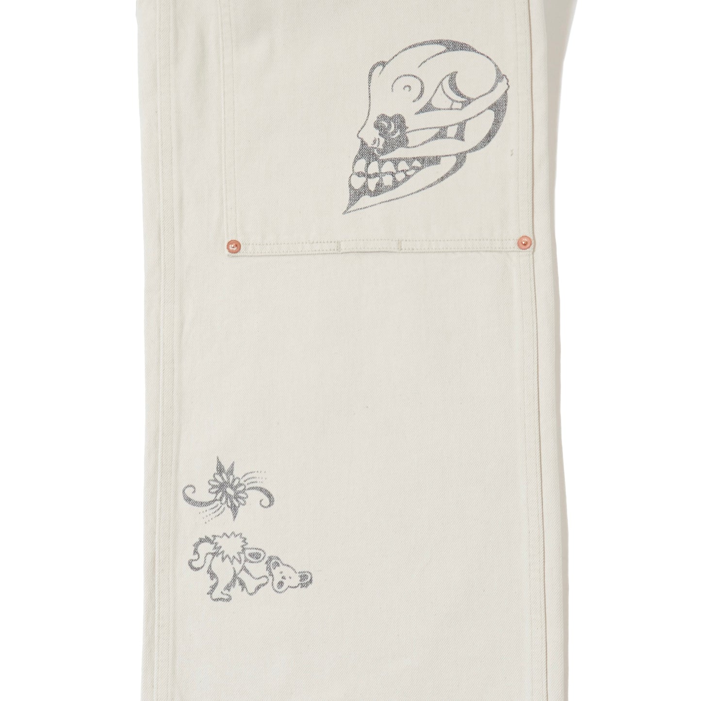YAMADA LEN / SUGARHILL TATTOO FLASH PRINT MODERN DENIM PAINTER
