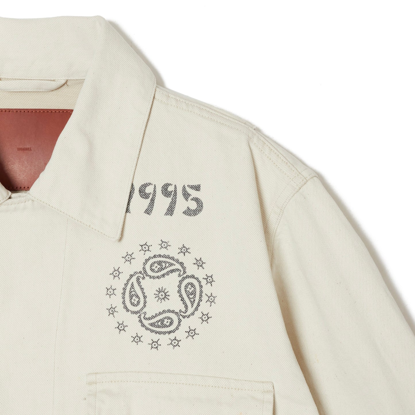 YAMADA LEN / SUGARHILL TATTOO FLASH PRINT POCKET DENIM JACKET