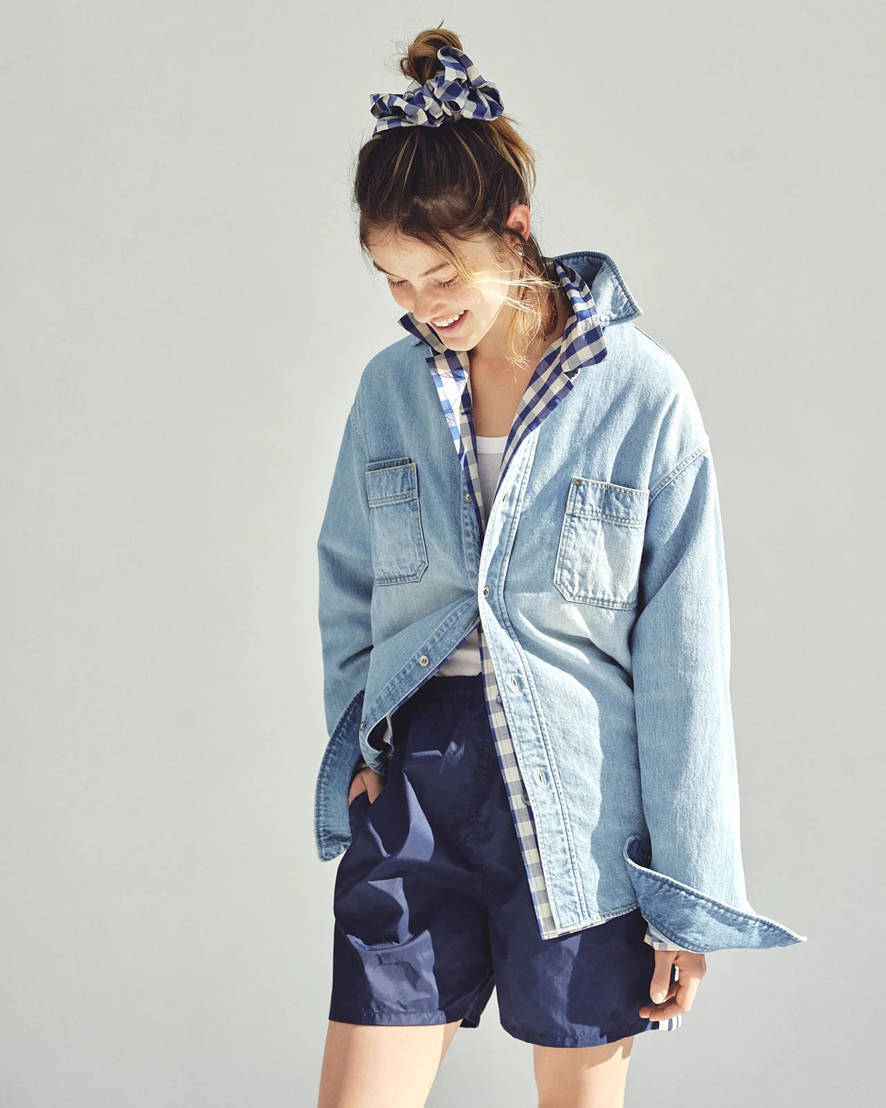 VINTAGE FADED DENIM SHIRT