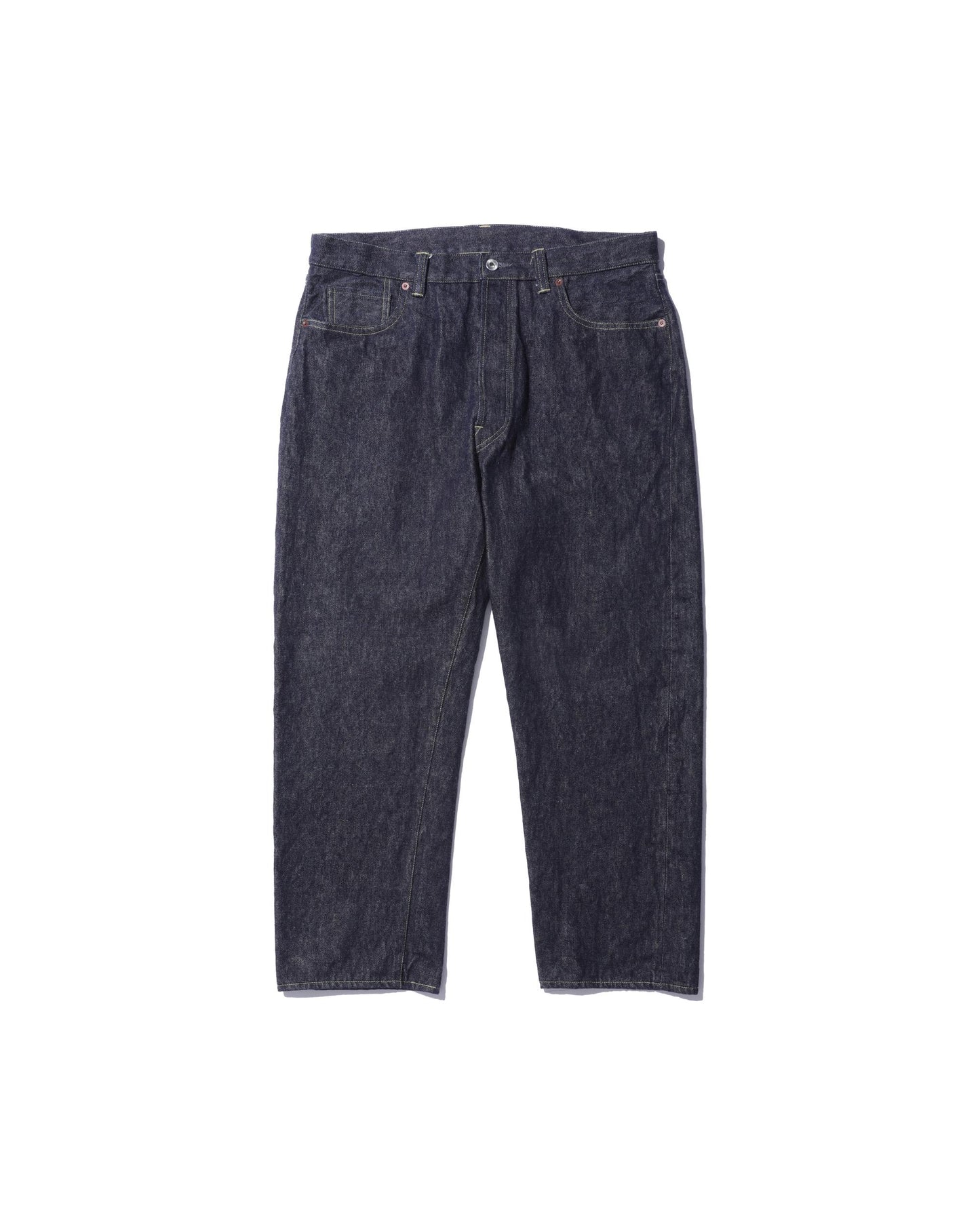 Washed Denim Wide Pants INDIGO