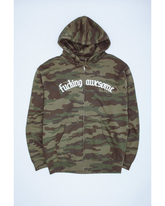 Blackletter Logo Zipped Hoodie