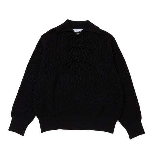 STRING KNIT PULLOVER