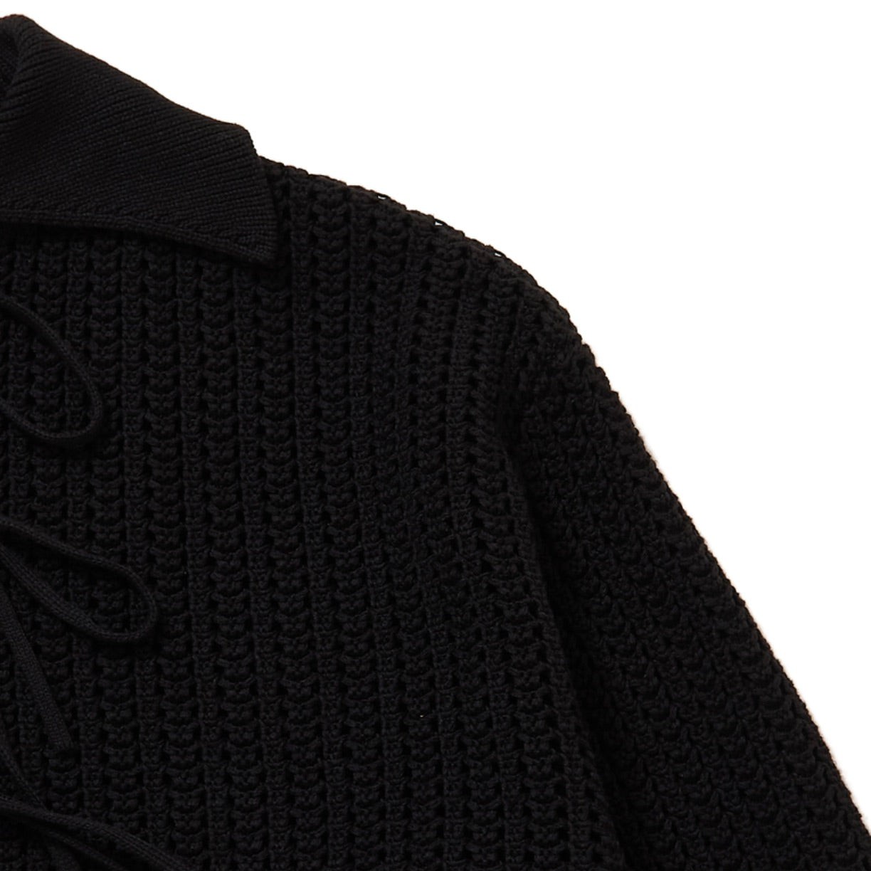 STRING KNIT PULLOVER