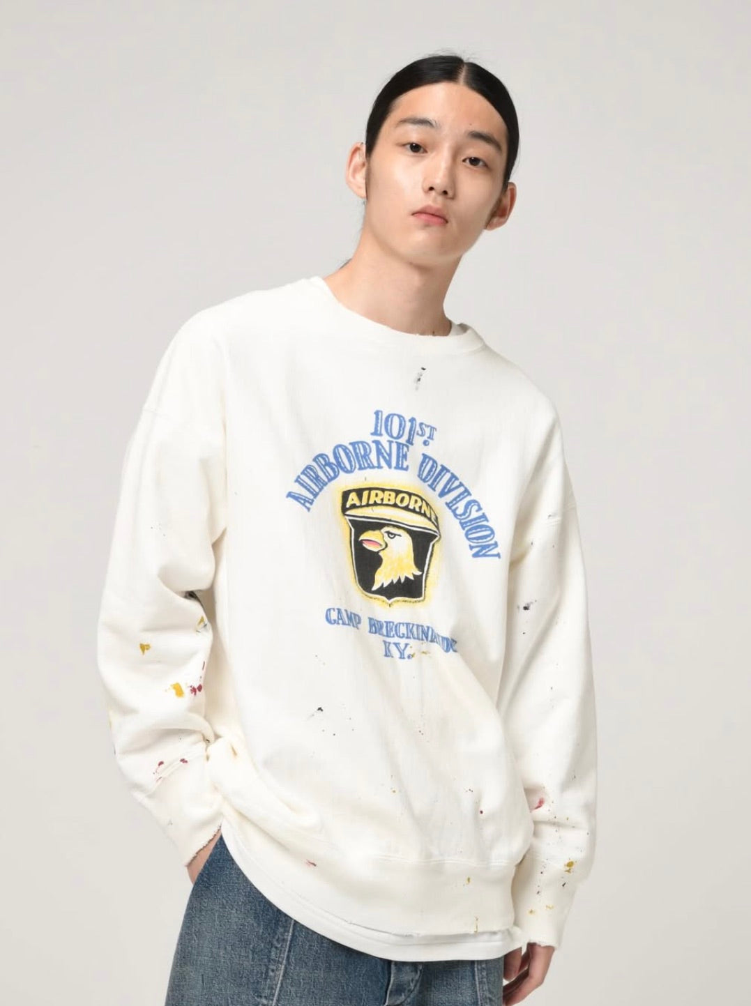 101ST AIRBORNE DIV. SWEATSHIRT AGED