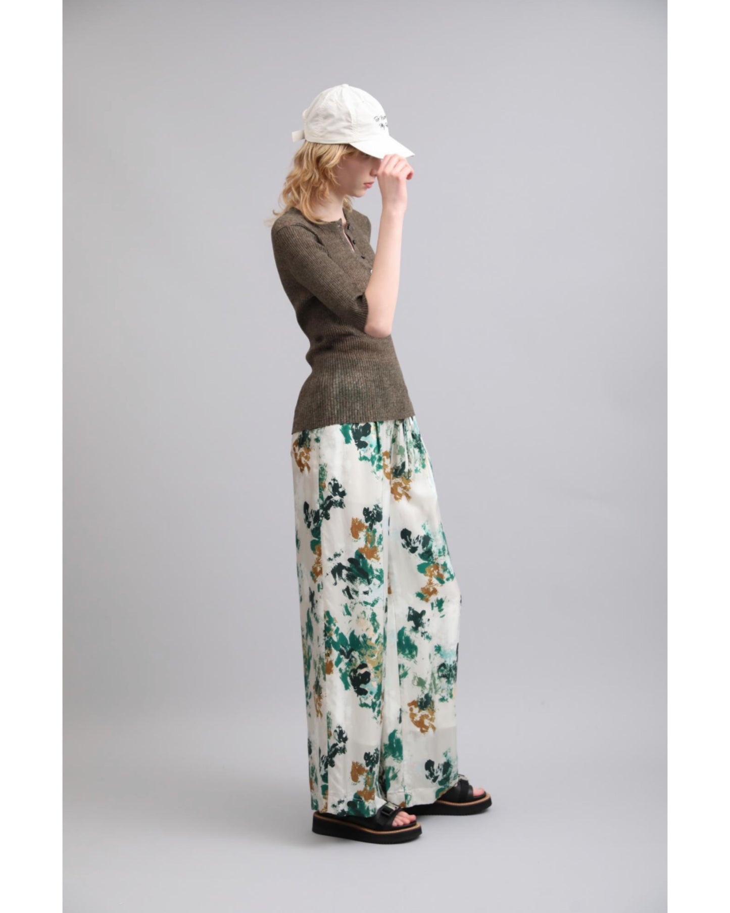 BLURRED FLORA PANTS