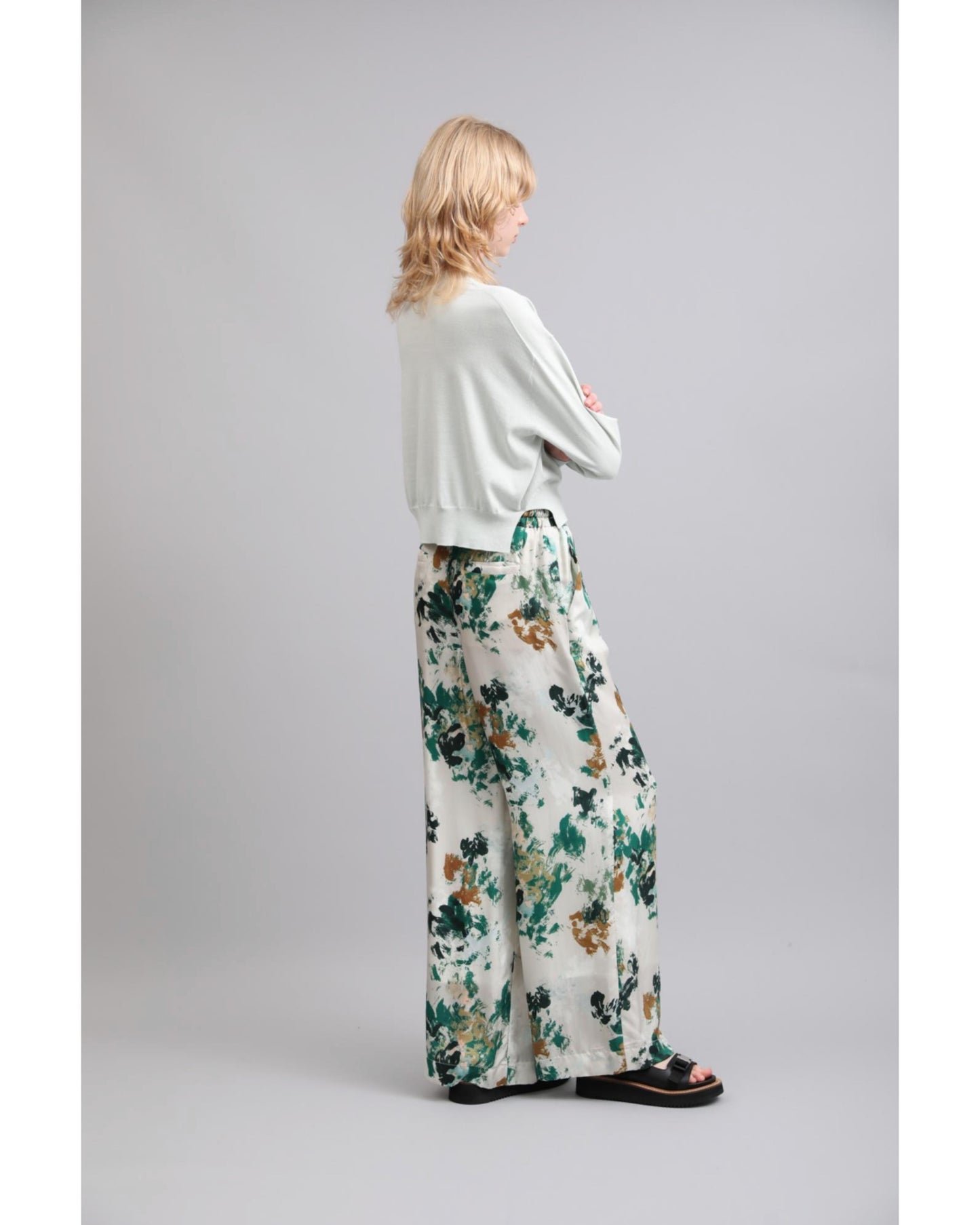 BLURRED FLORA PANTS