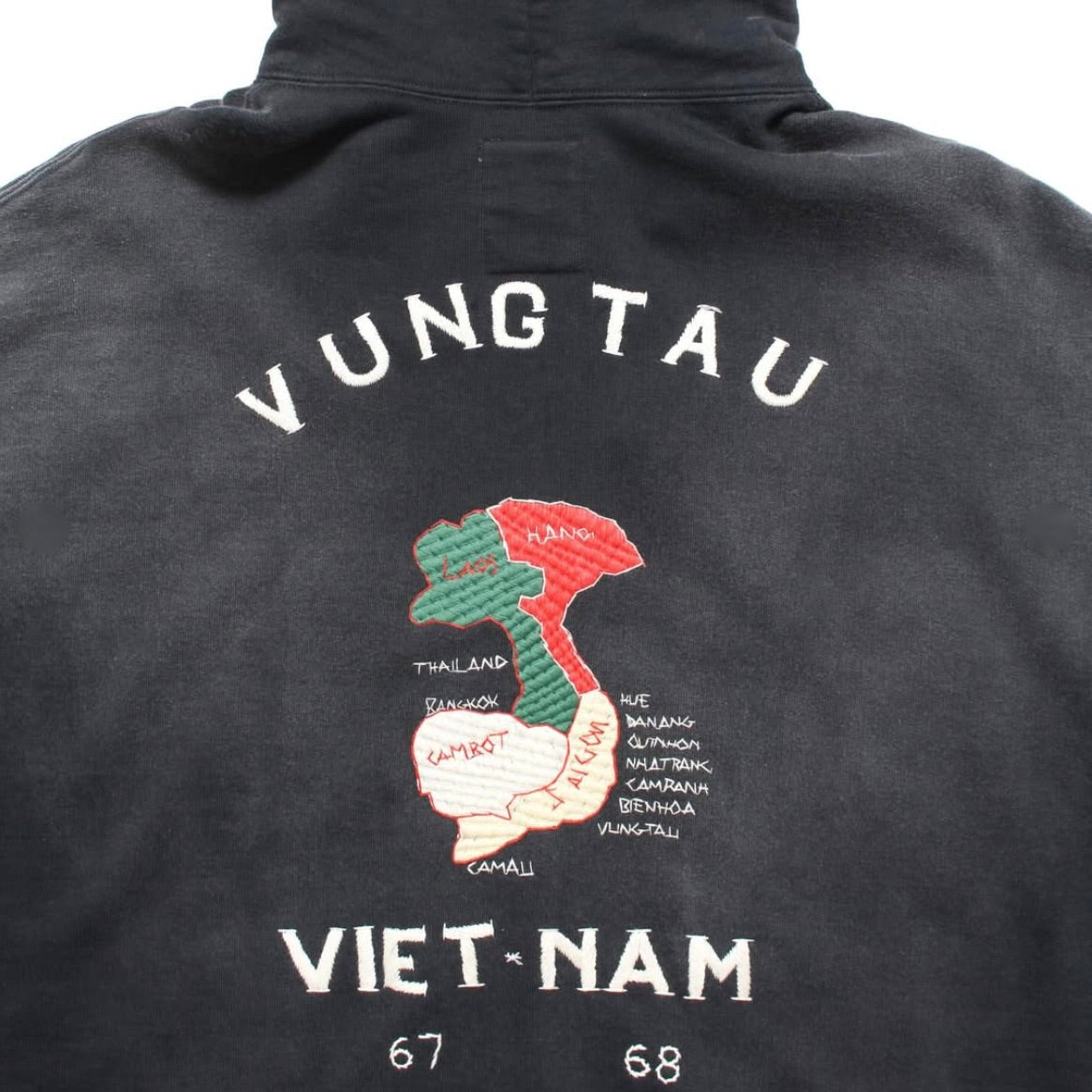 VIETNAM ZIP HOODIE AGED – TIME AFTER TIME VIETNAM ZIP HOODIE AGED – TIME AFTER TIME