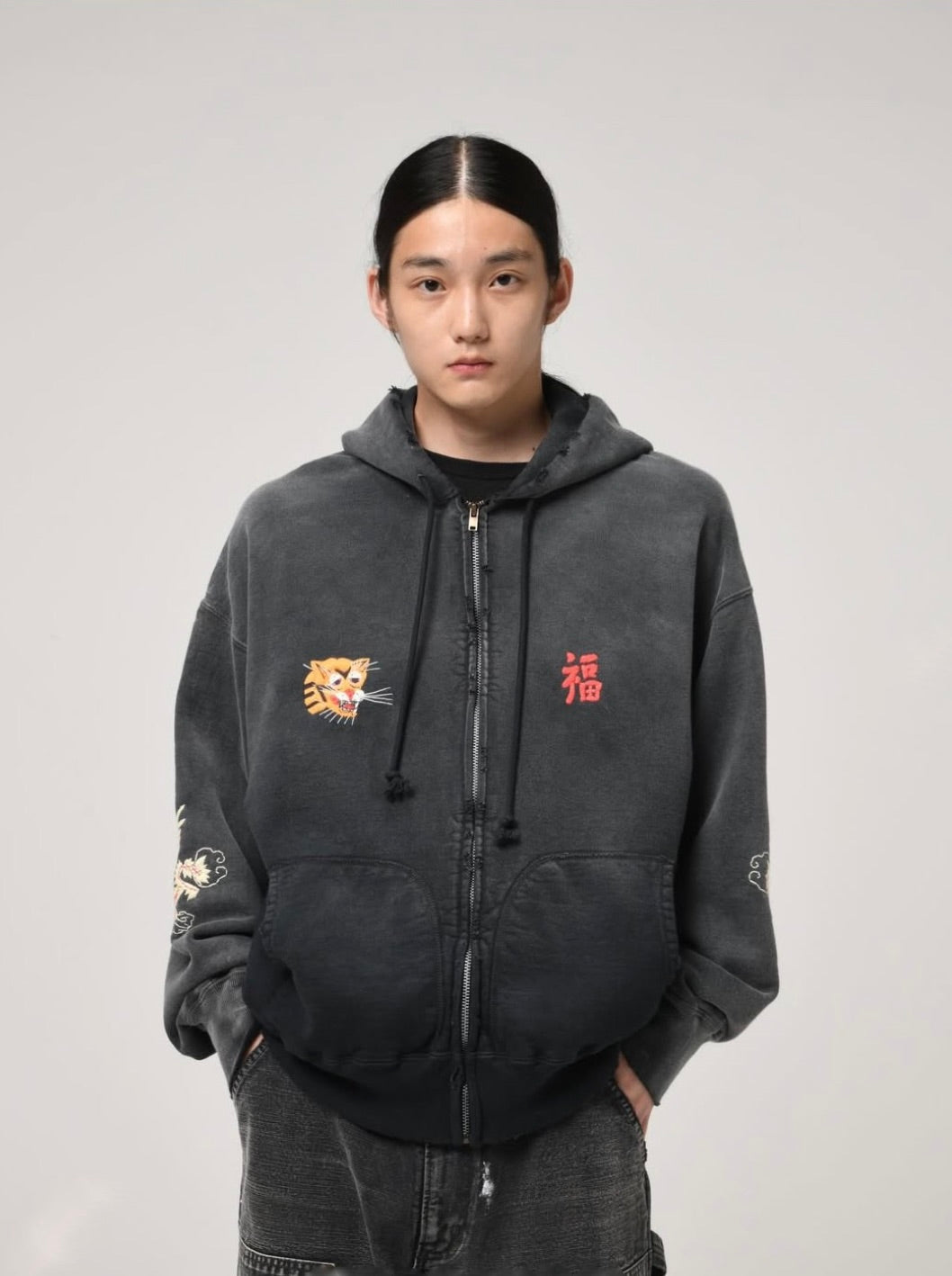 VIETNAM ZIP HOODIE AGED