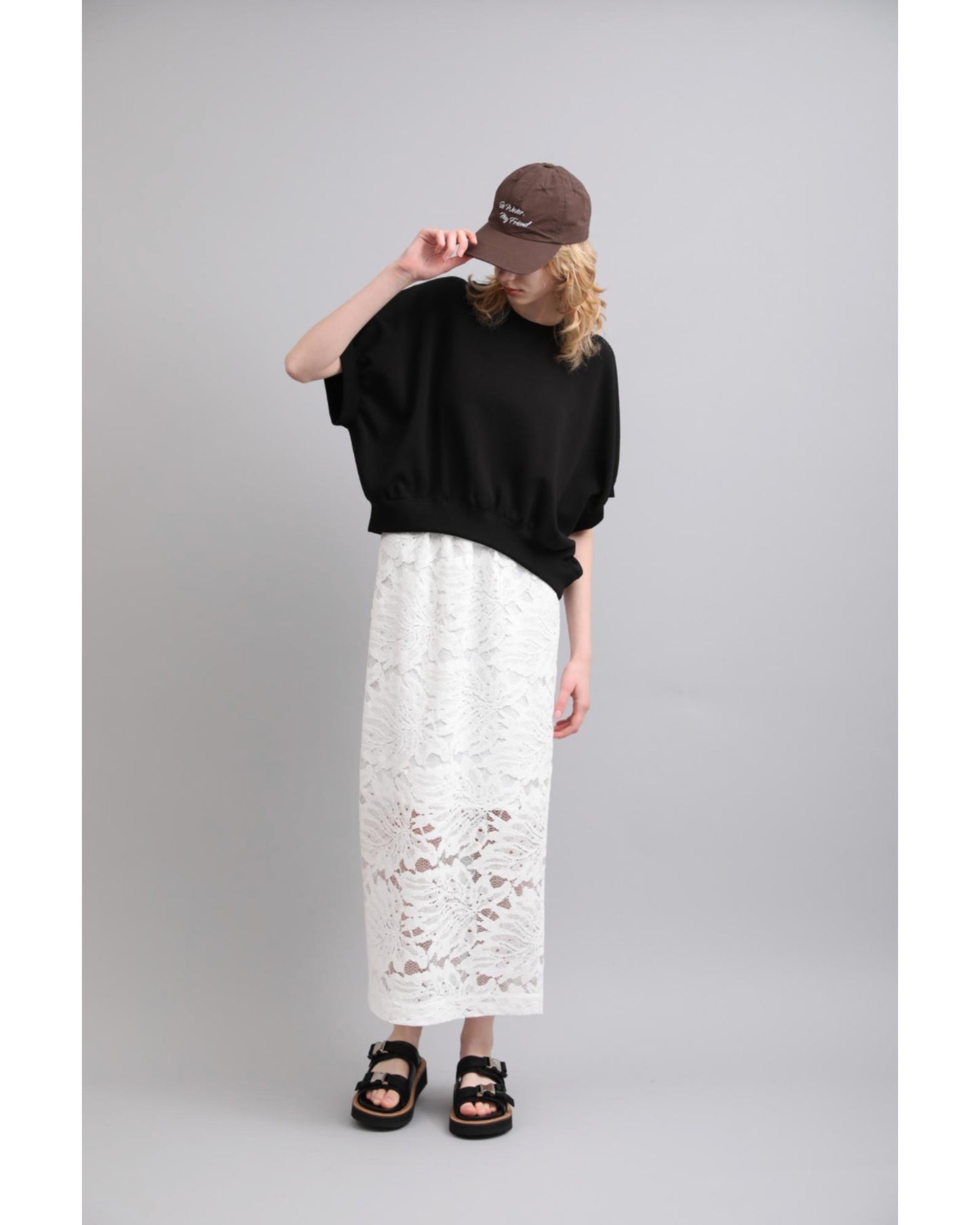 DOUBLE KNITTED CLOTH TOP