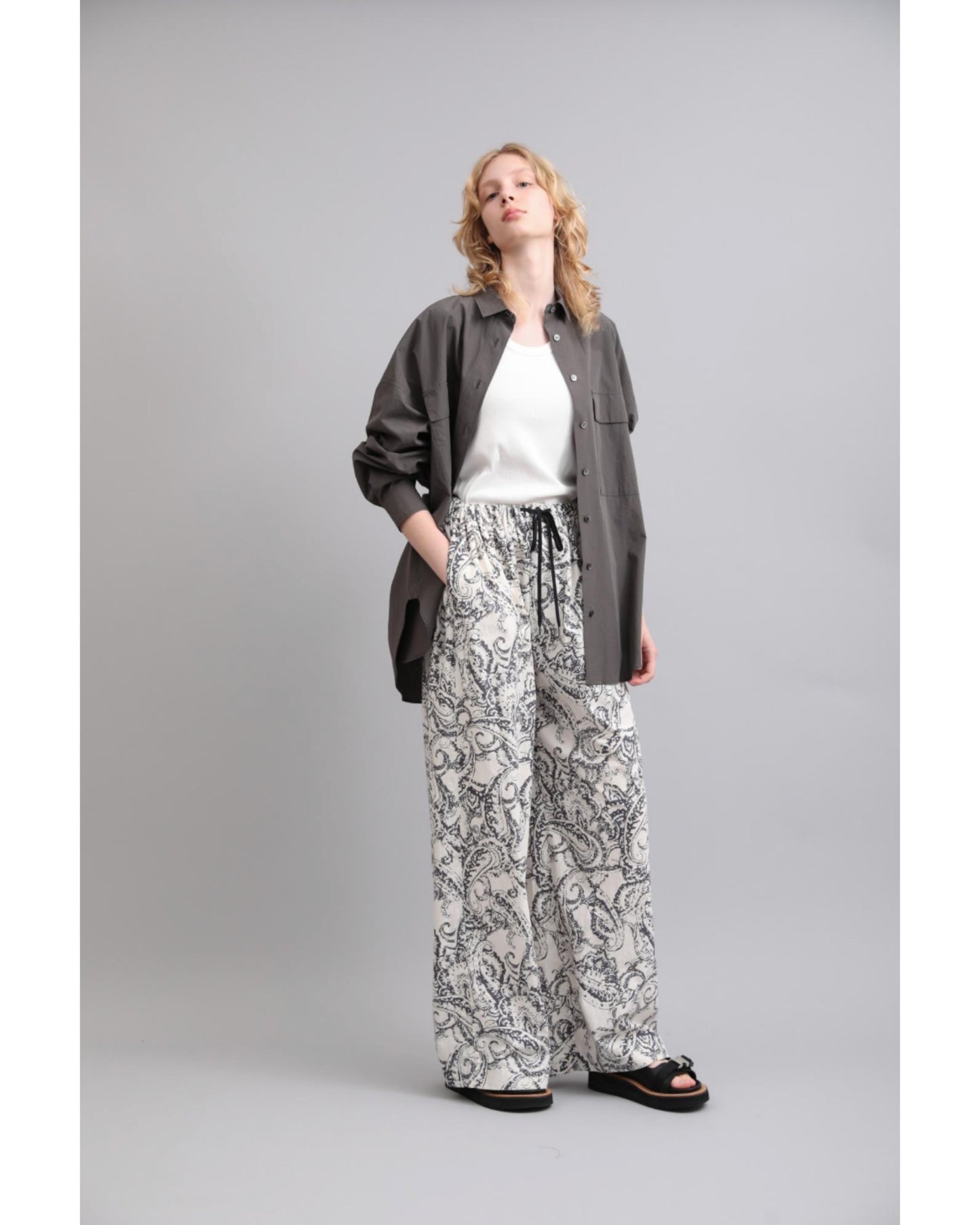 HIGH COUNT COTTON TUMBLE SHIRT