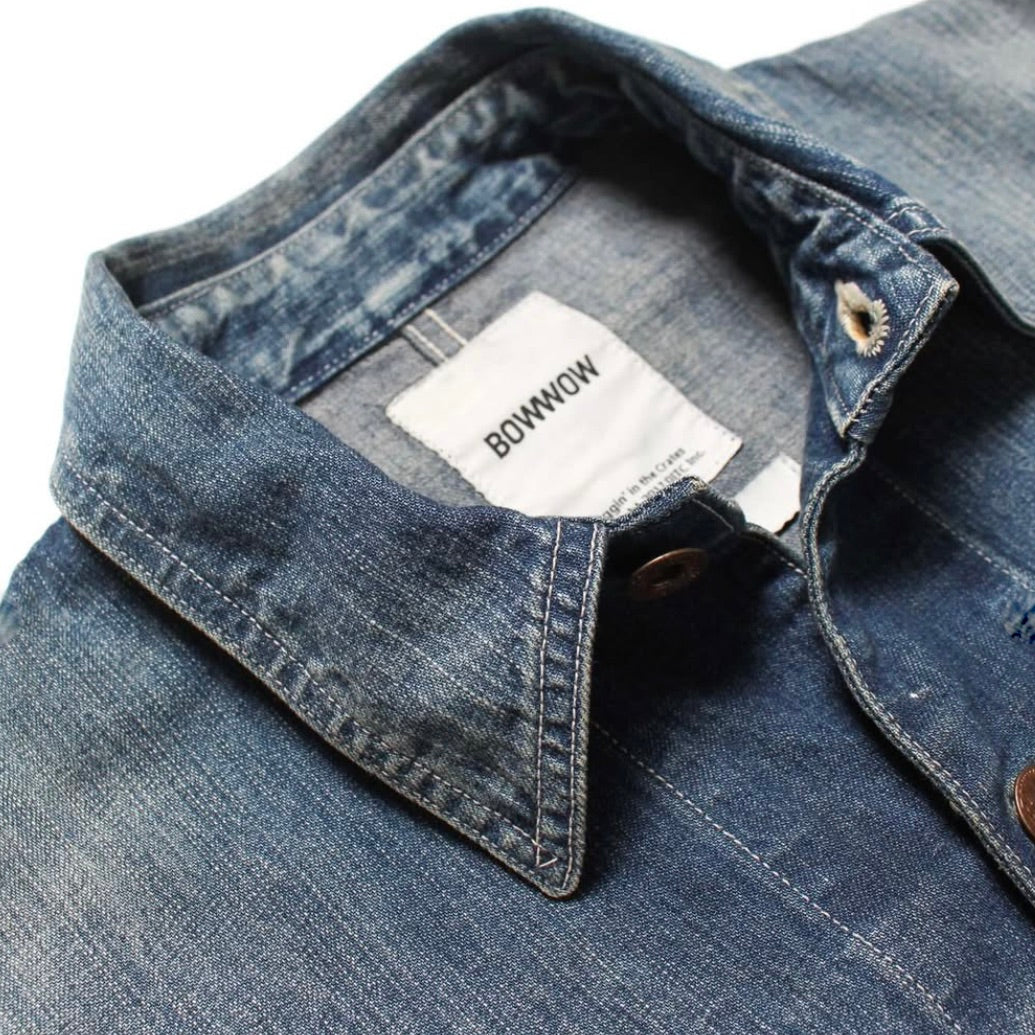 HERITAGE DENIM CHORE COAT AGED