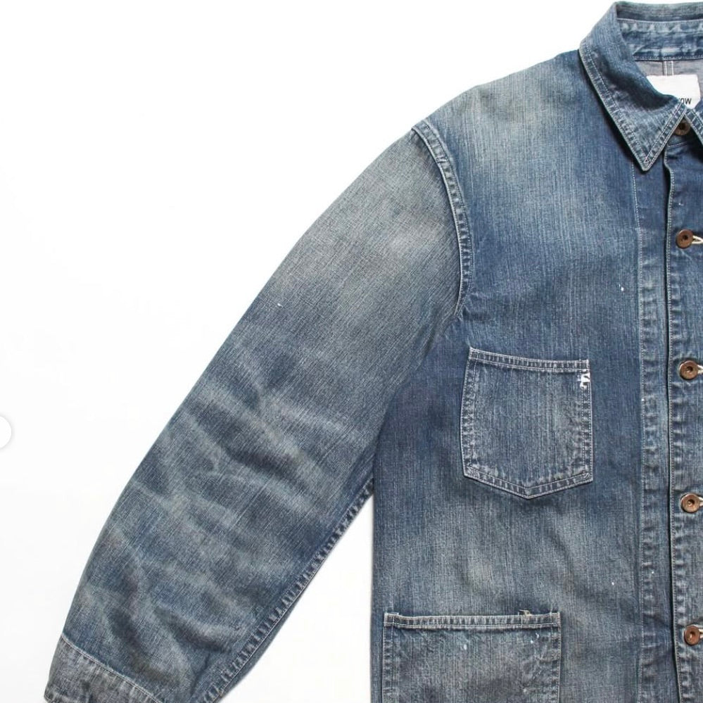 HERITAGE DENIM CHORE COAT AGED